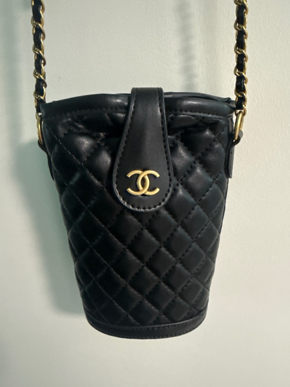 Chanel leather adjustable crossbody